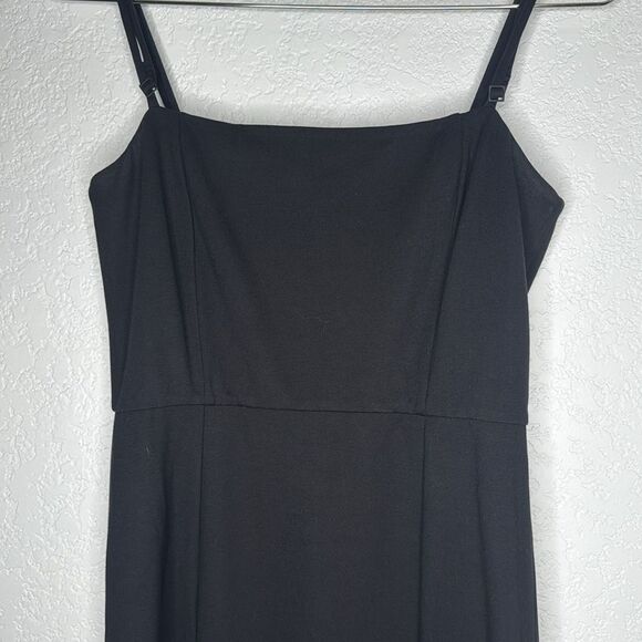 NWT NBD Eileen Gown in Black Revolve Small LBD Slit Stretch - Picture 4 of 15